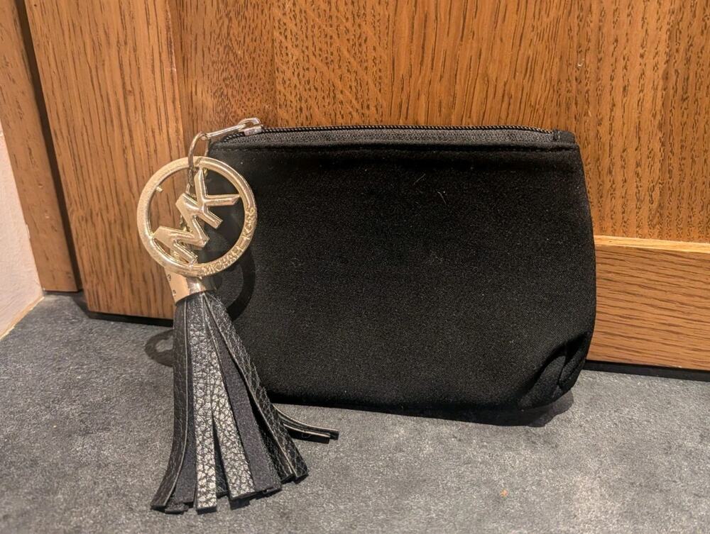 Michael Kors Black Gold Tassel Wallet